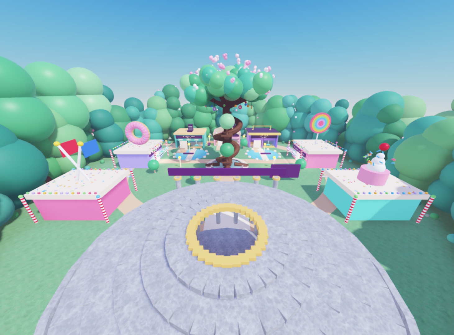 Cake III Arena's town square